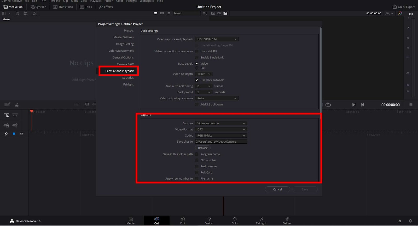 Where Does DaVinci Resolve Save Projects
